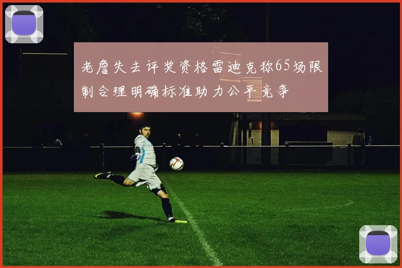 老詹失去评奖资格雷迪克称65场限制合理明确标准助力公平竞争